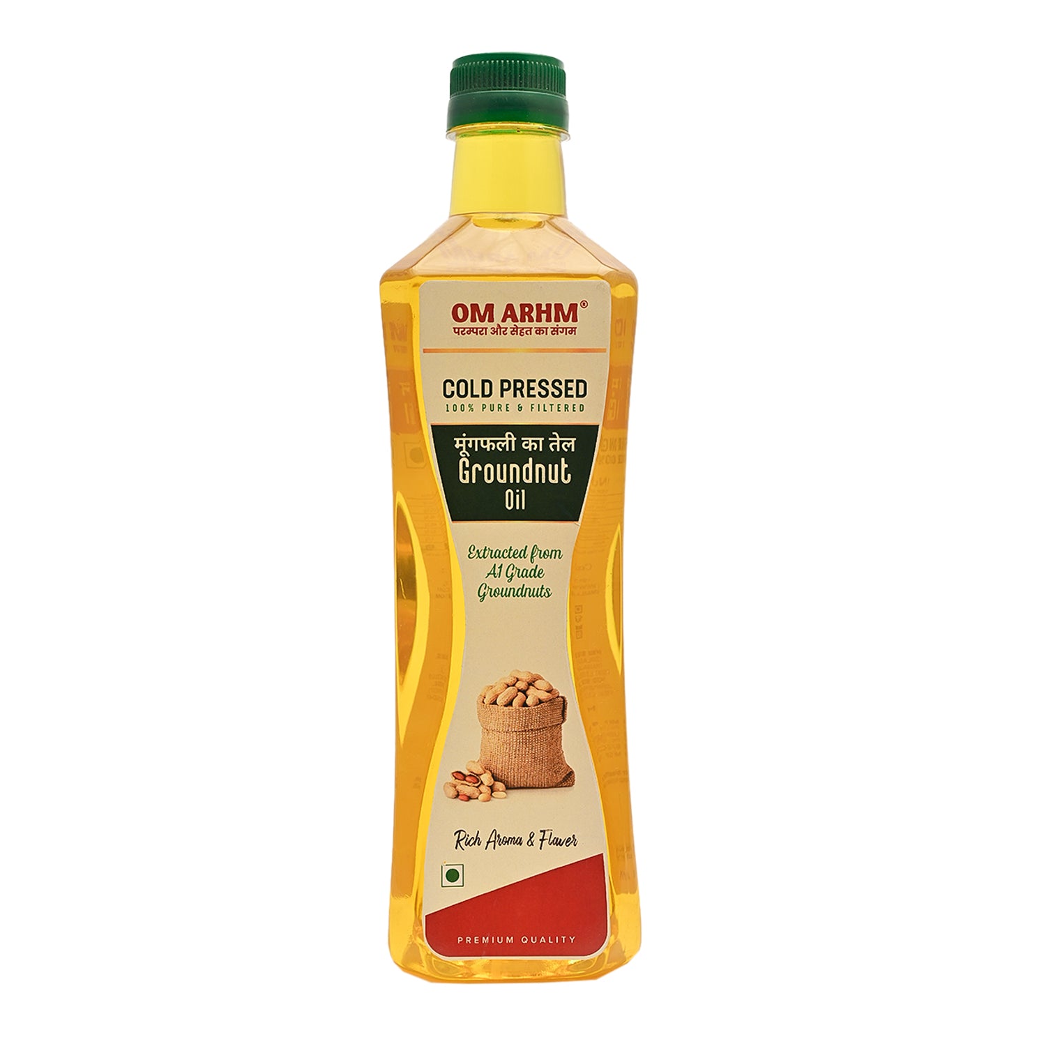 Om Arhm Cold-Pressed Groundnut Oil