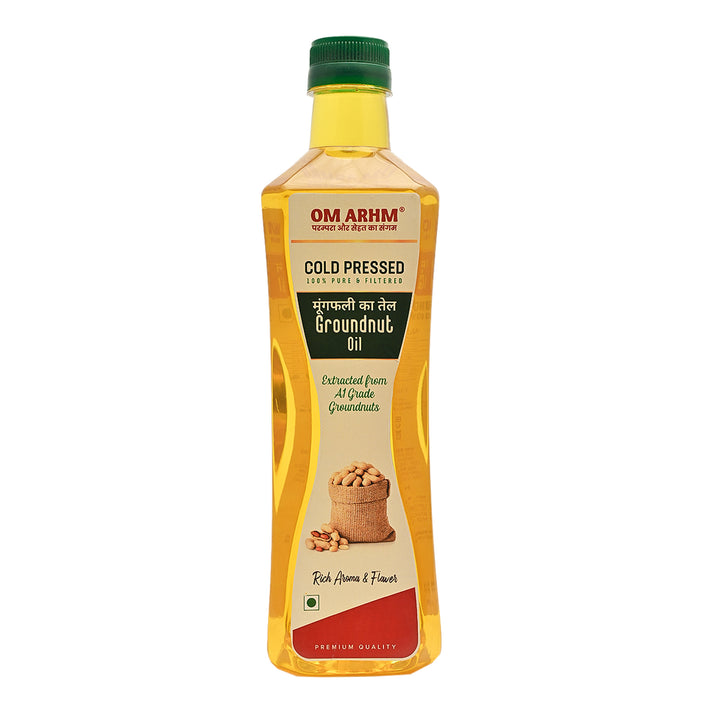 Om Arhm Cold-Pressed Groundnut Oil