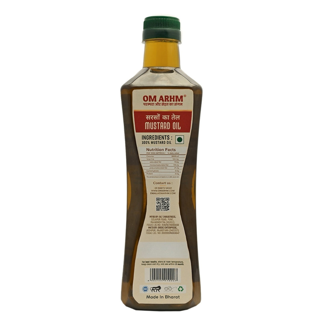 Om Arhm Cold-Pressed Mustard Oil