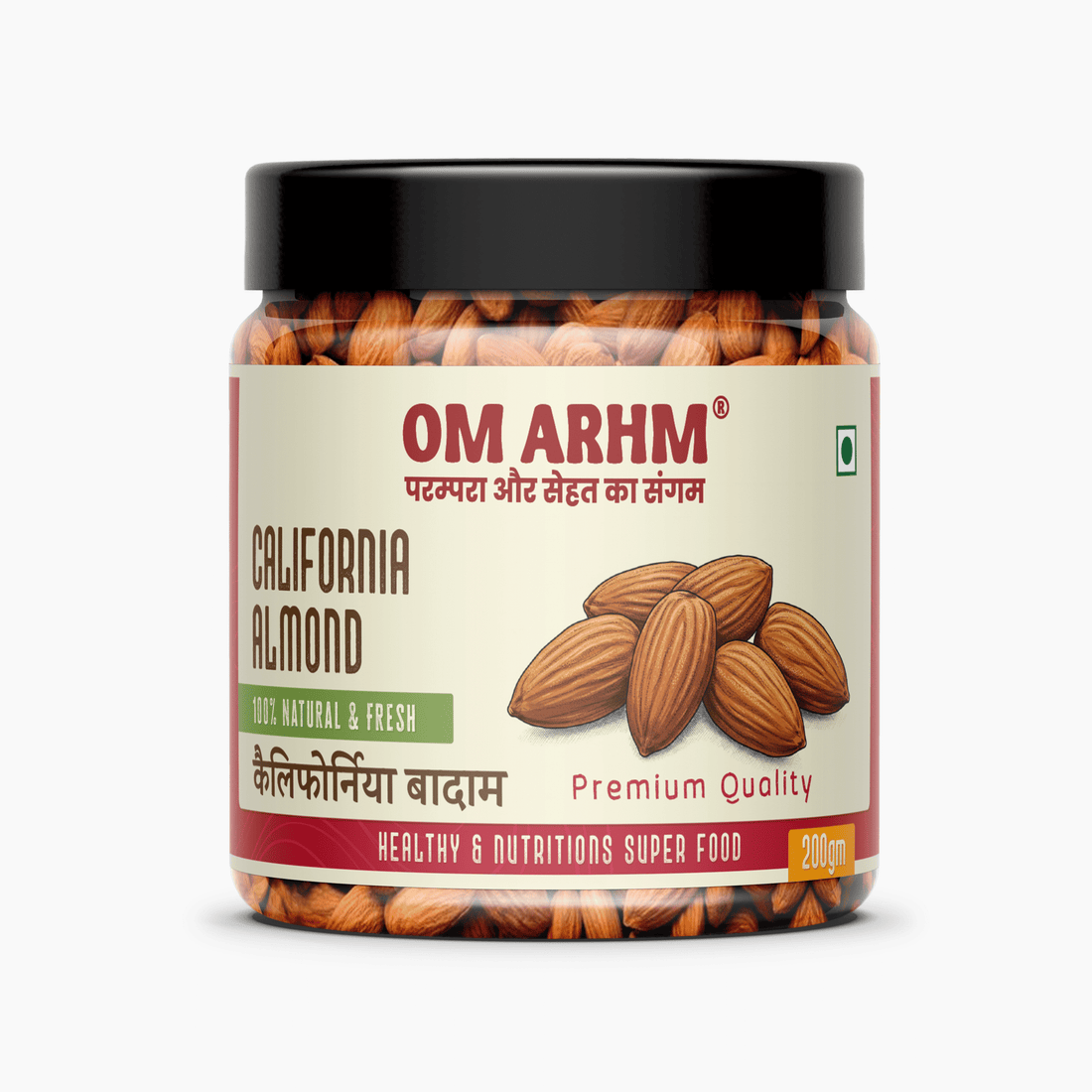 Om Arhm California Almonds