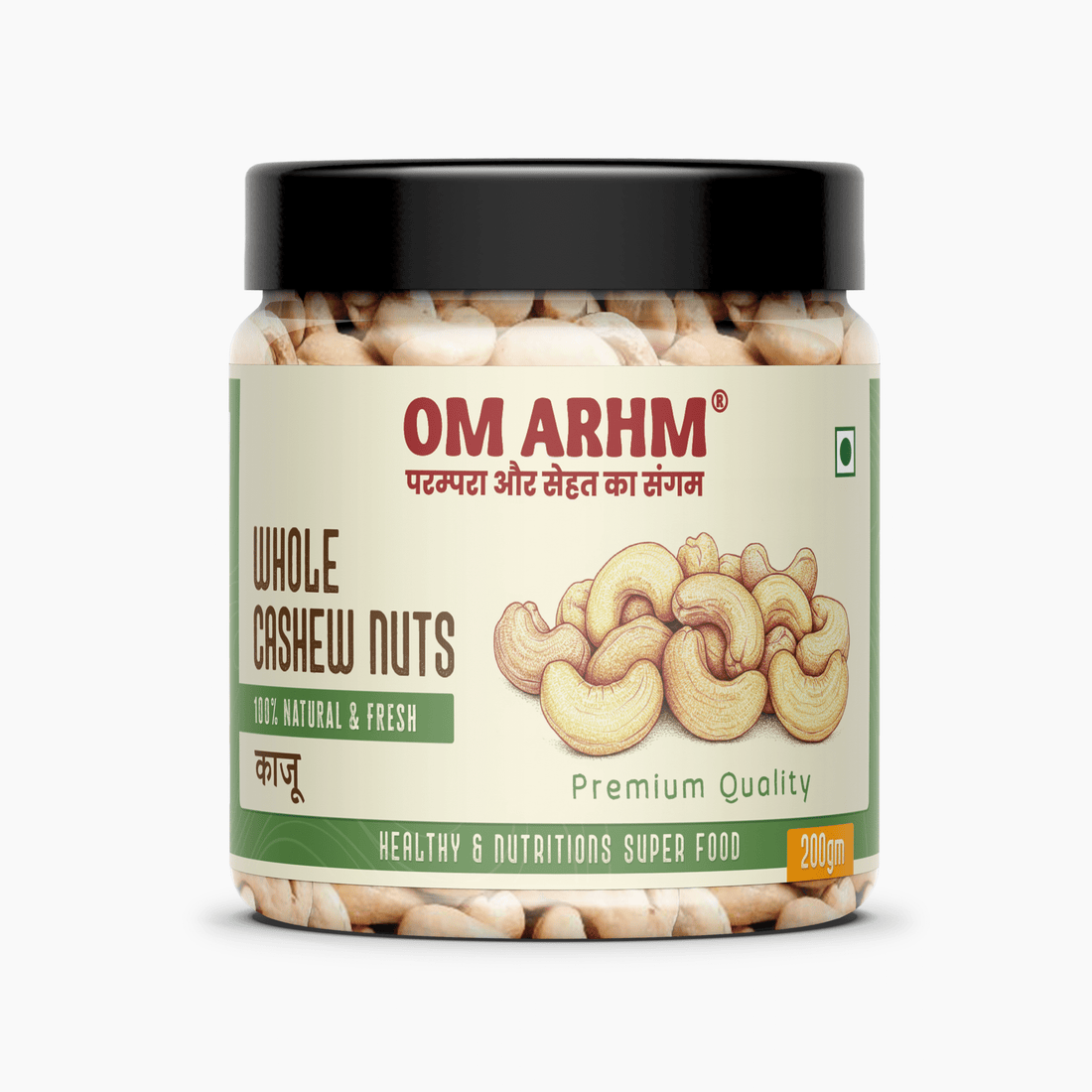Om Arhm Cashew 180 Grade