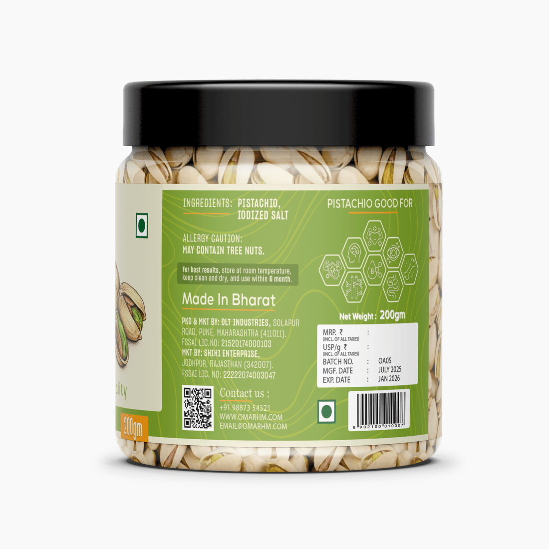 Om Arhm Premium Pistachios